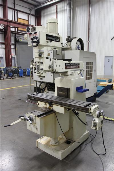 Machinists' Corporation Model Unipower Variable Speed Vertical Milling Machine.JPG
